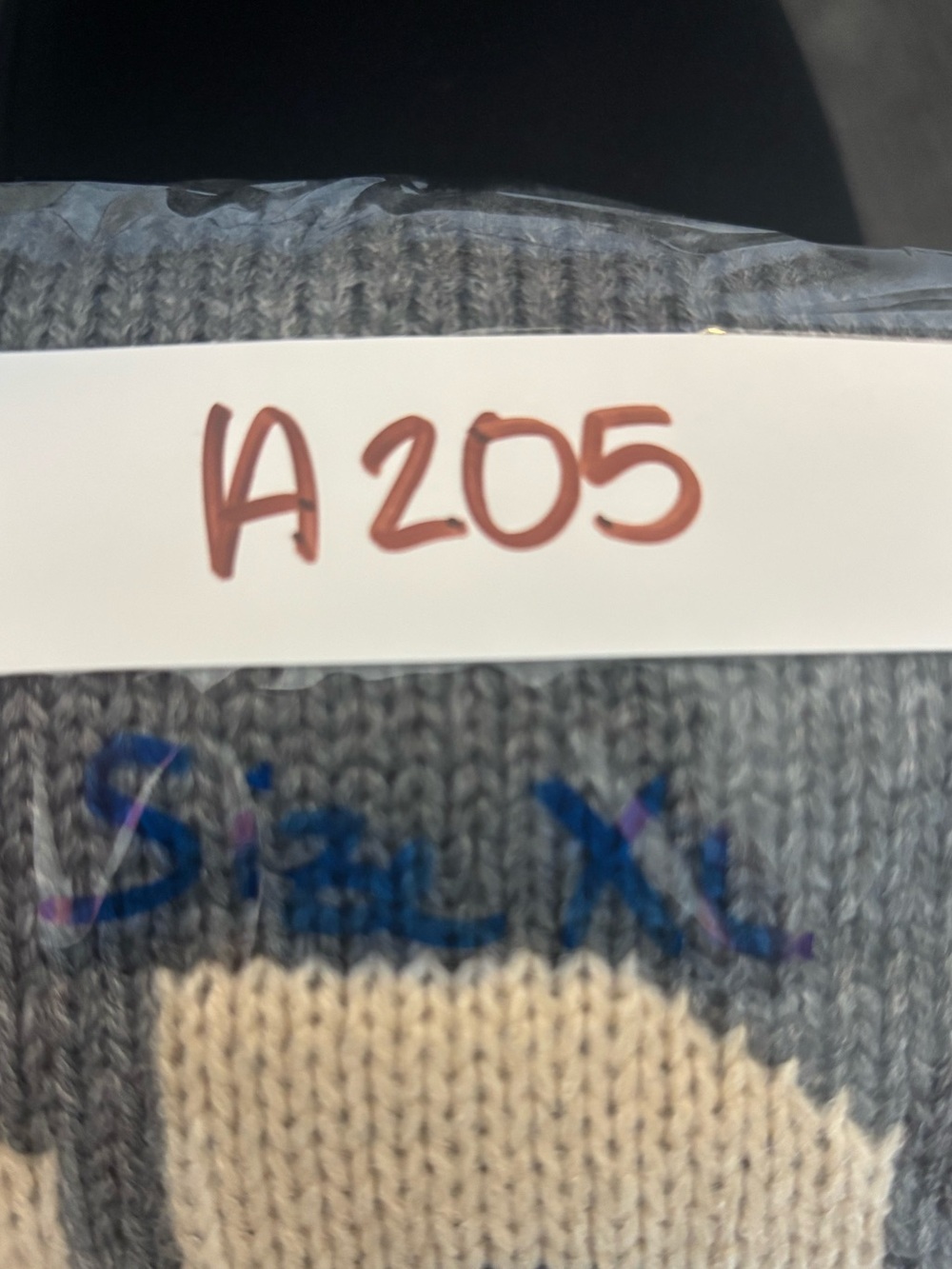 Gray Après Ski Sweater by Panache Size XL - Picture 7 of 7